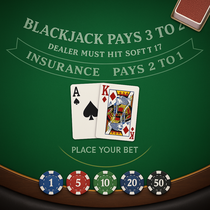 Betriot - Blackjack Tischspiel - Klassisches Casino Spiel